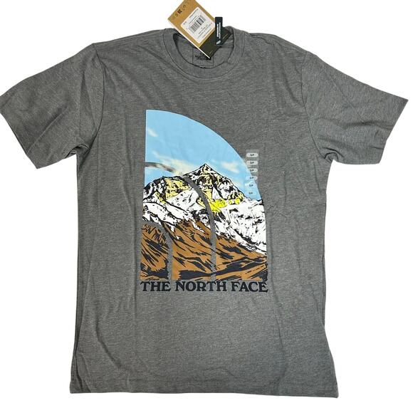 The North Face T-Shirt LOT (5) Men's S Gray Red Blue Black Half Dome Logo NWT L1 - Picture 5 of 8